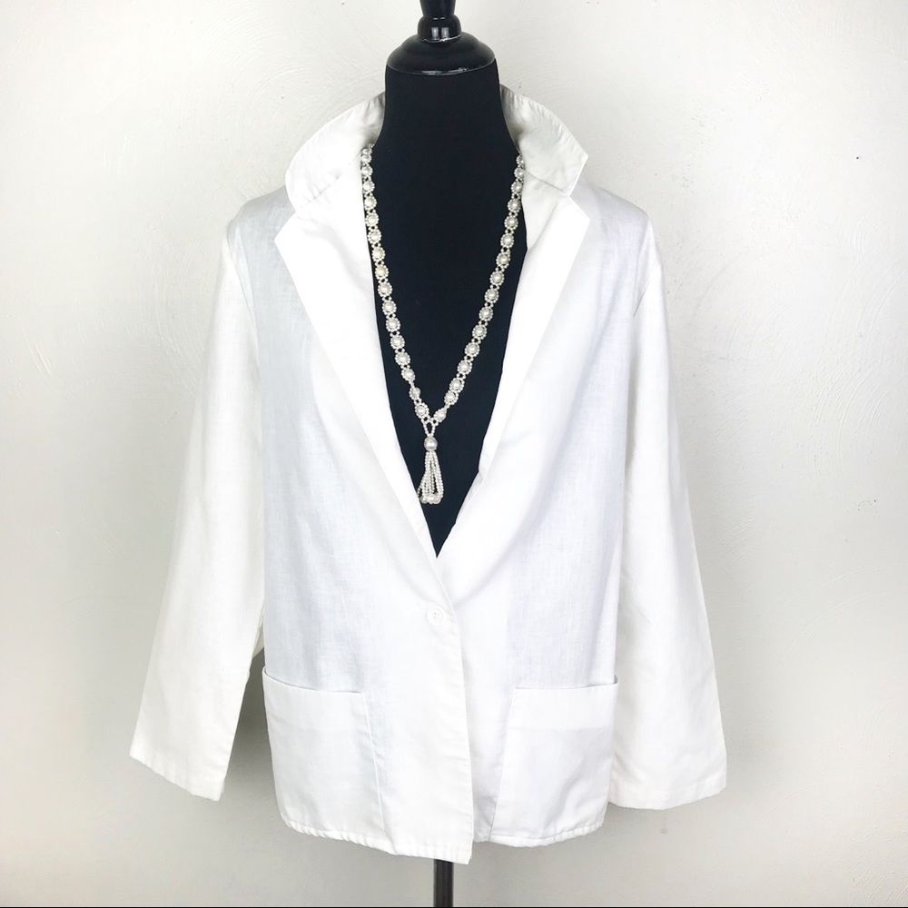 VINTAGE PEPPERTREE Blazer Off White Size Large